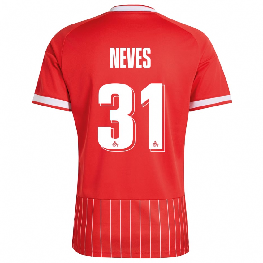 נשים Gil Neves #31 ירוק אדום לבן הרחק ג'רזי 2026/27 חולצה קצרה