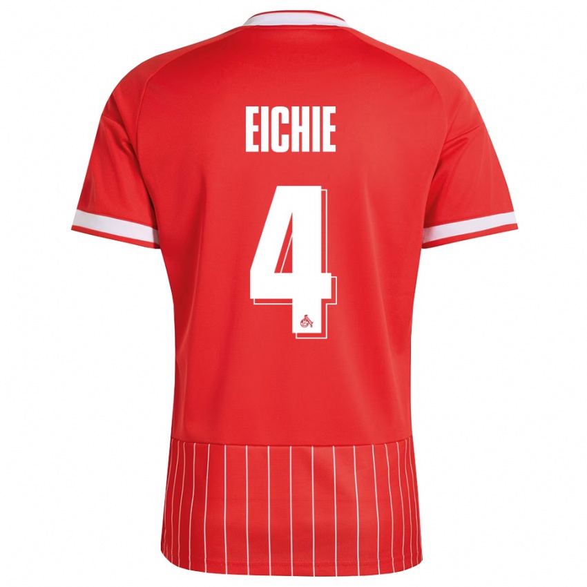 נשים David Eichie #4 ירוק אדום לבן הרחק ג'רזי 2026/27 חולצה קצרה
