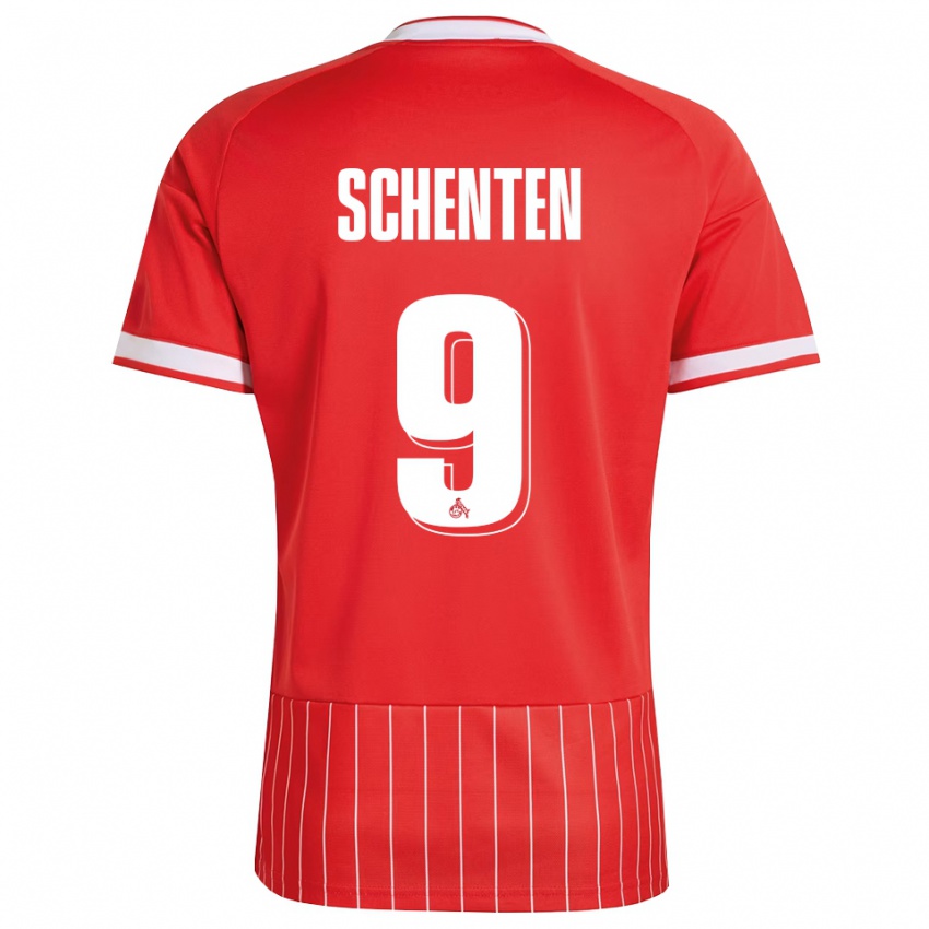 נשים Fynn Schenten #9 ירוק אדום לבן הרחק ג'רזי 2026/27 חולצה קצרה