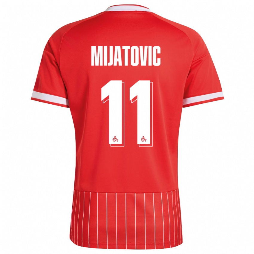 נשים Luca Mijatovic #11 ירוק אדום לבן הרחק ג'רזי 2026/27 חולצה קצרה