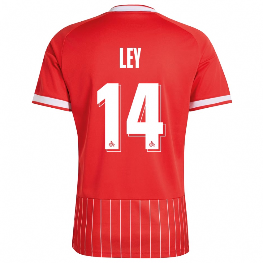 נשים Benjamin Ley #14 ירוק אדום לבן הרחק ג'רזי 2026/27 חולצה קצרה