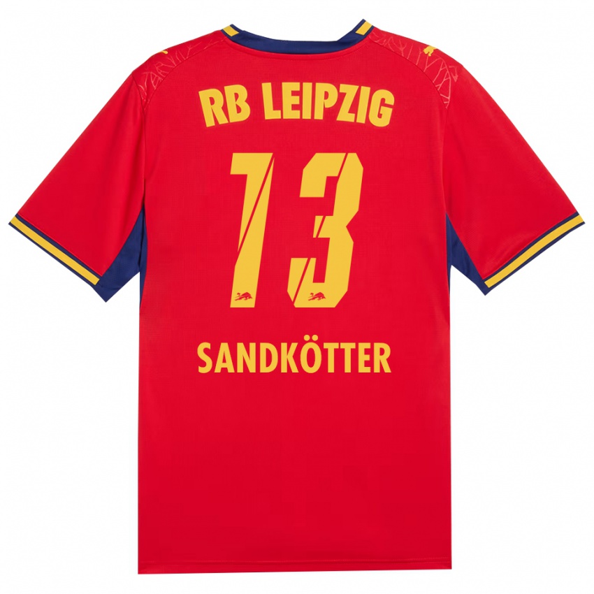 נשים Constantin Sandkötter #13 כחול מלכותי צהוב אדום הרחק ג'רזי 2026/27 חולצה קצרה