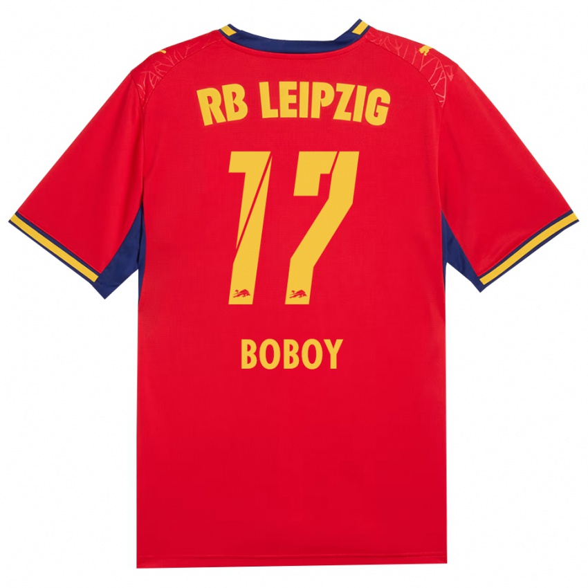 נשים Delice Boboy #17 כחול מלכותי צהוב אדום הרחק ג'רזי 2026/27 חולצה קצרה