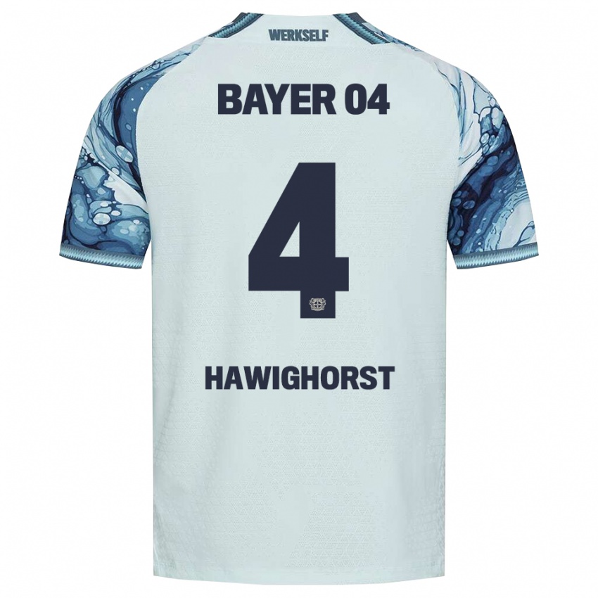 נשים Ben Hawighorst #4 שחור ירוק כהה הרחק ג'רזי 2026/27 חולצה קצרה
