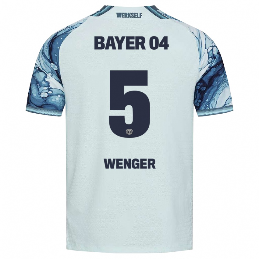 נשים Claudia Wenger #5 שחור ירוק כהה הרחק ג'רזי 2026/27 חולצה קצרה