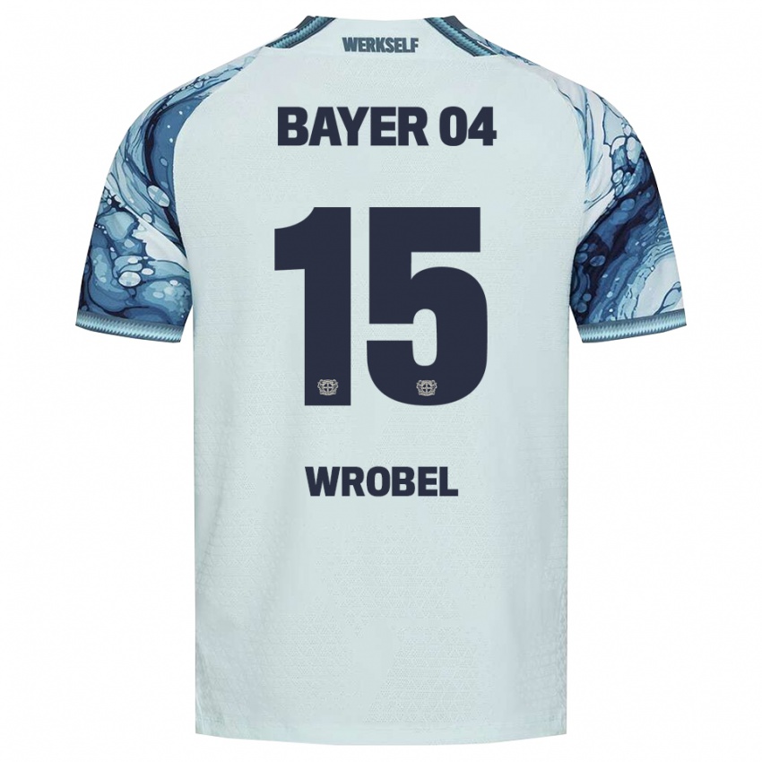נשים Max Wrobel #15 שחור ירוק כהה הרחק ג'רזי 2026/27 חולצה קצרה