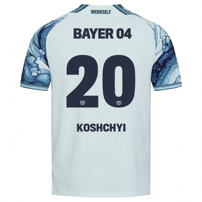 נשים Yegor Koshchyi #20 שחור ירוק כהה הרחק ג'רזי 2026/27 חולצה קצרה