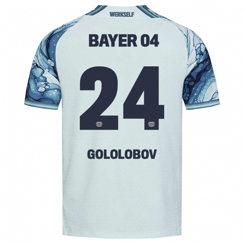 נשים Maksym Gololobov #24 שחור ירוק כהה הרחק ג'רזי 2026/27 חולצה קצרה