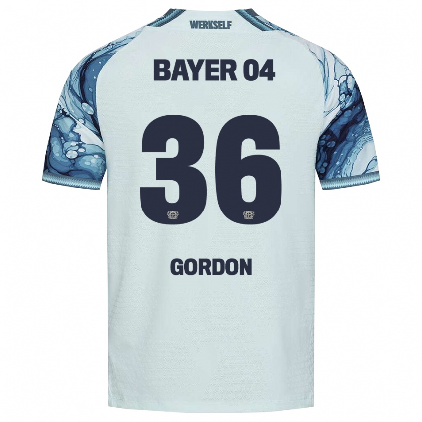 נשים Max Gordon #36 שחור ירוק כהה הרחק ג'רזי 2026/27 חולצה קצרה