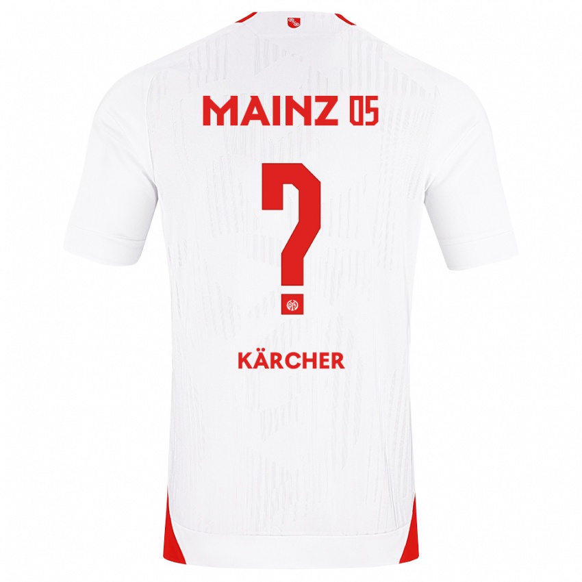 נשים Bent Kärcher #0 לבן אדום צהוב הרחק ג'רזי 2026/27 חולצה קצרה