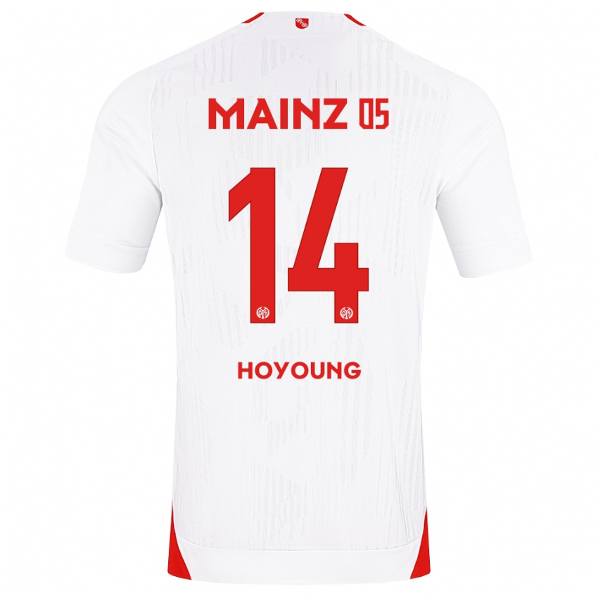נשים Ho-Young Lee #14 לבן אדום צהוב הרחק ג'רזי 2026/27 חולצה קצרה