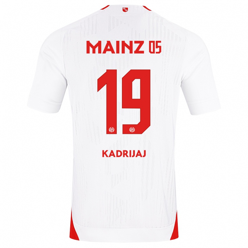 נשים Smail Kadrijaj #19 לבן אדום צהוב הרחק ג'רזי 2026/27 חולצה קצרה