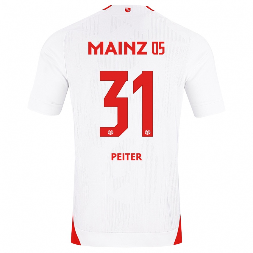 נשים Chiara Peiter #31 לבן אדום צהוב הרחק ג'רזי 2026/27 חולצה קצרה
