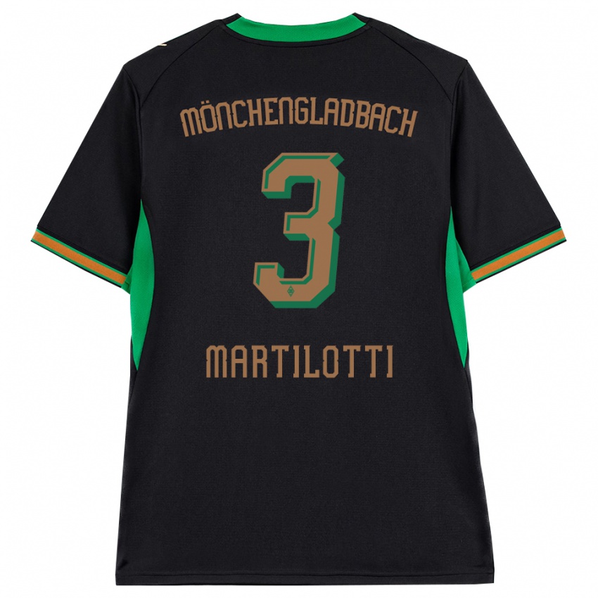 נשים Francesco Martilotti #3 שחור כתום ירוק חום הרחק ג'רזי 2026/27 חולצה קצרה