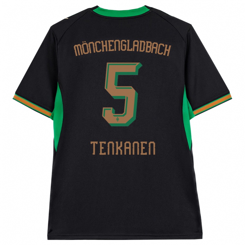 נשים Luke Tenkanen #5 שחור כתום ירוק חום הרחק ג'רזי 2026/27 חולצה קצרה