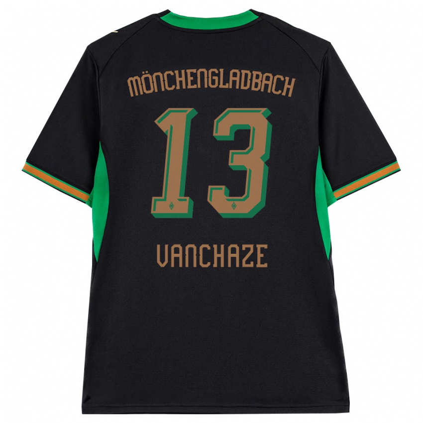 נשים Charly Vanchaze #13 שחור כתום ירוק חום הרחק ג'רזי 2026/27 חולצה קצרה