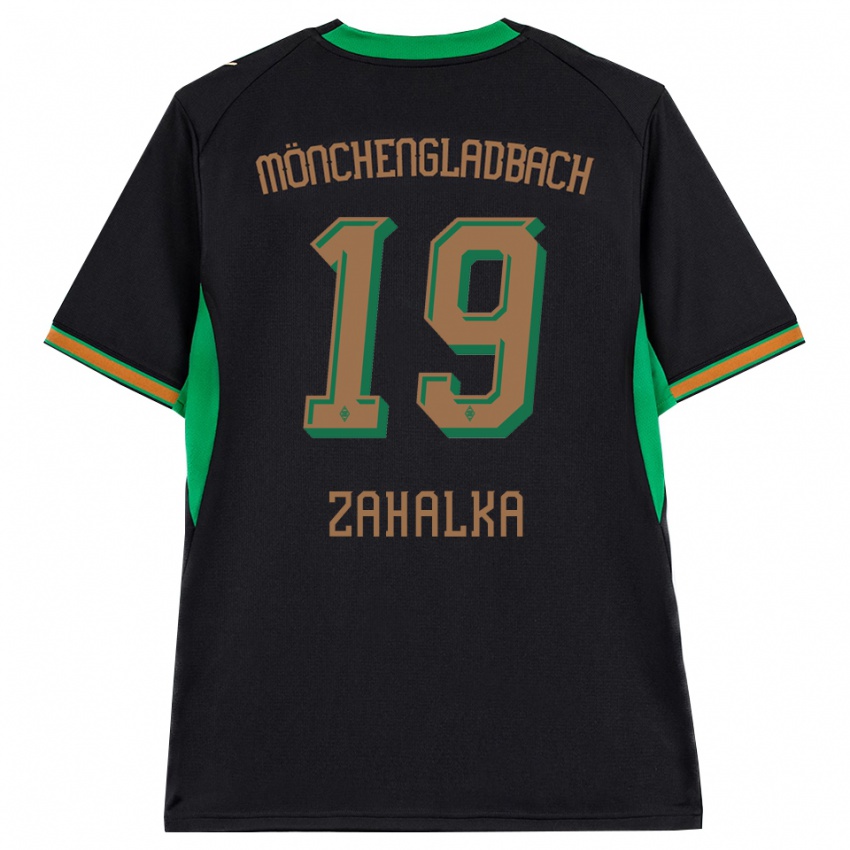 נשים Filip Zahalka #19 שחור כתום ירוק חום הרחק ג'רזי 2026/27 חולצה קצרה
