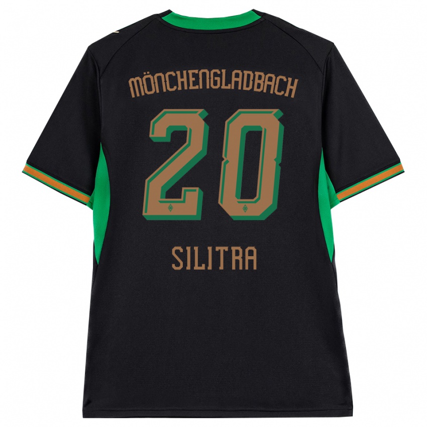 נשים Rareș Silitră #20 שחור כתום ירוק חום הרחק ג'רזי 2026/27 חולצה קצרה
