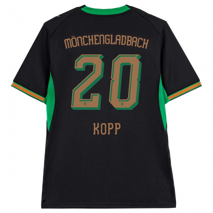 נשים Leonie Köpp #20 שחור כתום ירוק חום הרחק ג'רזי 2026/27 חולצה קצרה