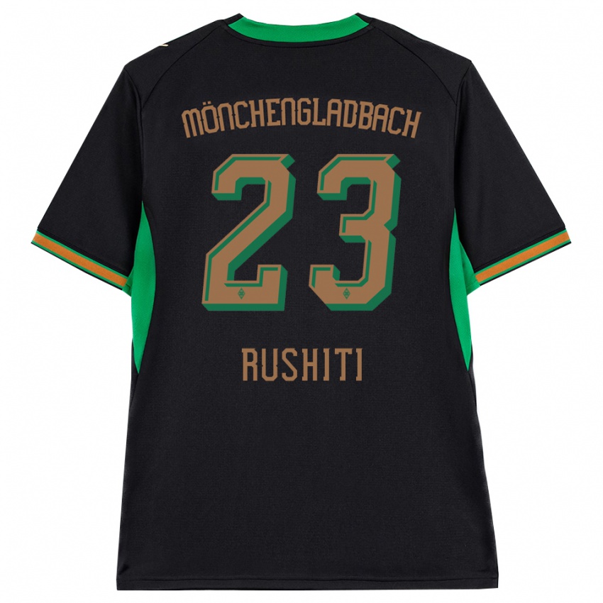 נשים Diamant Rushiti #23 שחור כתום ירוק חום הרחק ג'רזי 2026/27 חולצה קצרה
