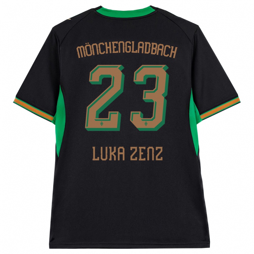 נשים Paul Luka Zenz #23 שחור כתום ירוק חום הרחק ג'רזי 2026/27 חולצה קצרה