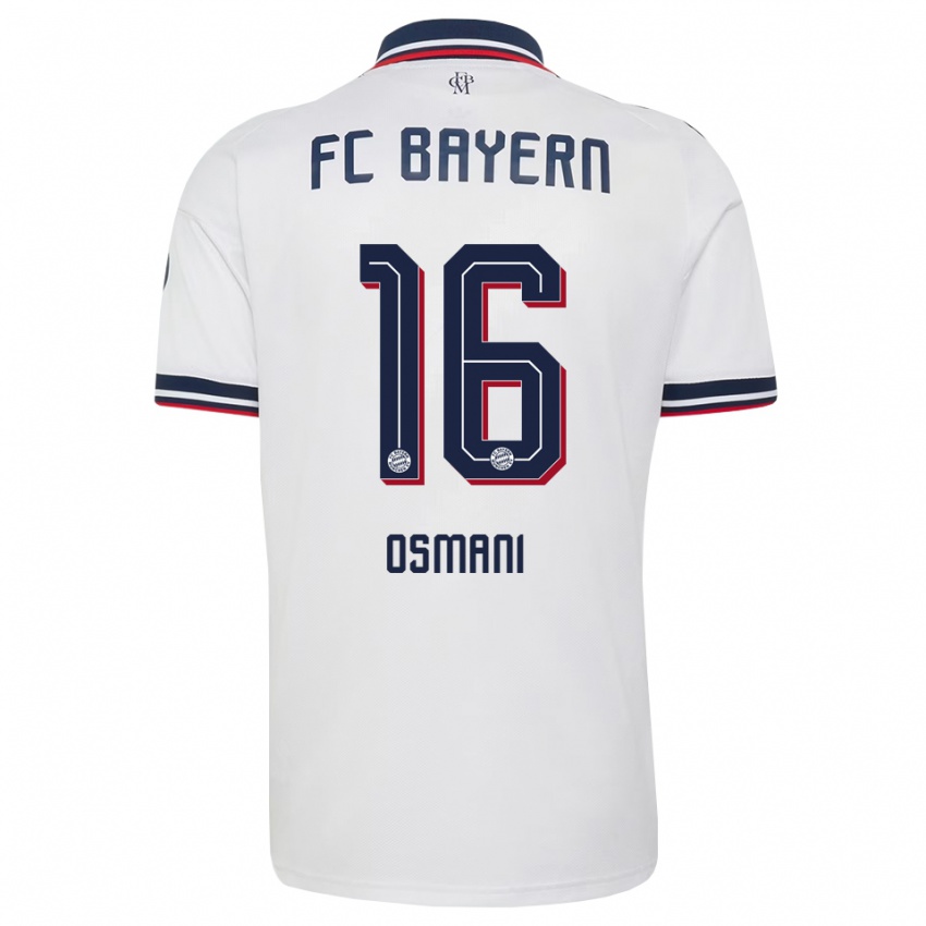 נשים Erblin Osmani #16 אפור אדום לבן הרחק ג'רזי 2026/27 חולצה קצרה