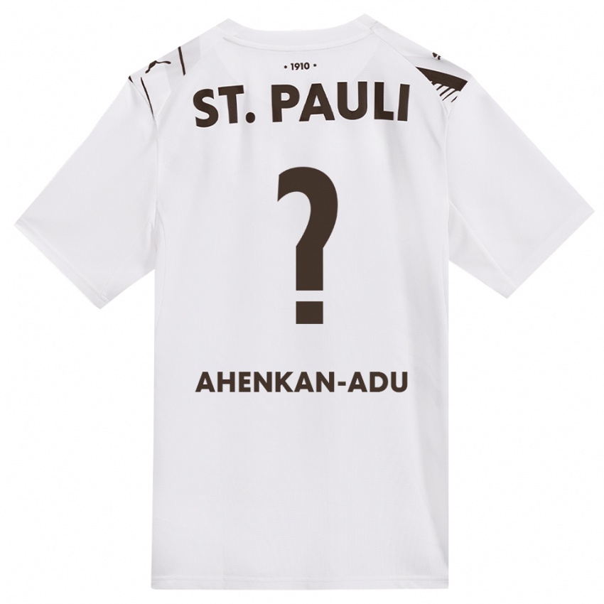נשים Calvin Ahenkan-Adu #0 קפה לבן אדום הרחק ג'רזי 2026/27 חולצה קצרה