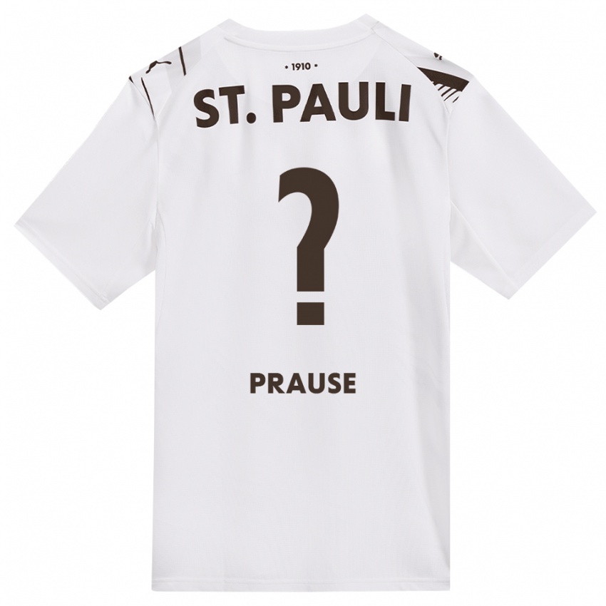 נשים Sebastian Prause #0 קפה לבן אדום הרחק ג'רזי 2026/27 חולצה קצרה