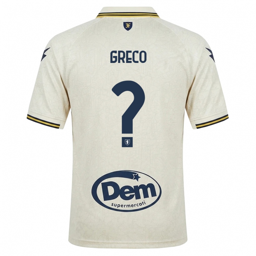 נשים Giordano Greco #0 תחרה ישנה צהוב שחור הרחק ג'רזי 2026/27 חולצה קצרה