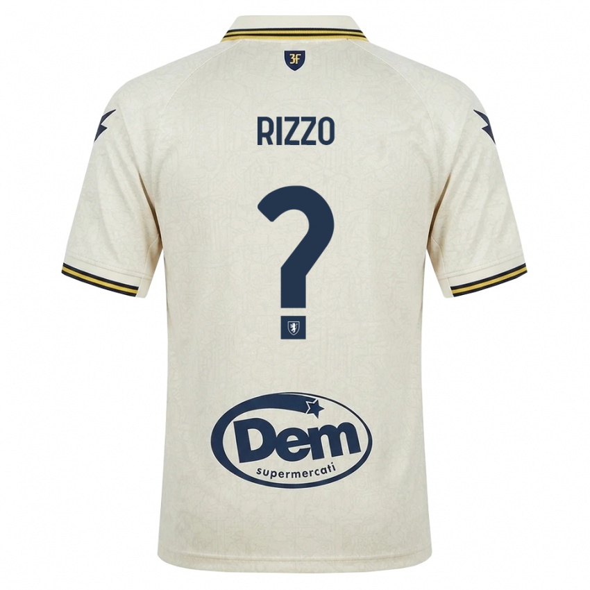 נשים Cristiano Rizzo #0 תחרה ישנה צהוב שחור הרחק ג'רזי 2026/27 חולצה קצרה