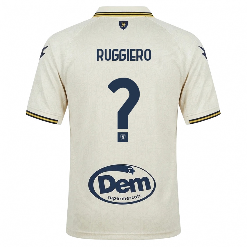 נשים Gregory Ruggiero #0 תחרה ישנה צהוב שחור הרחק ג'רזי 2026/27 חולצה קצרה