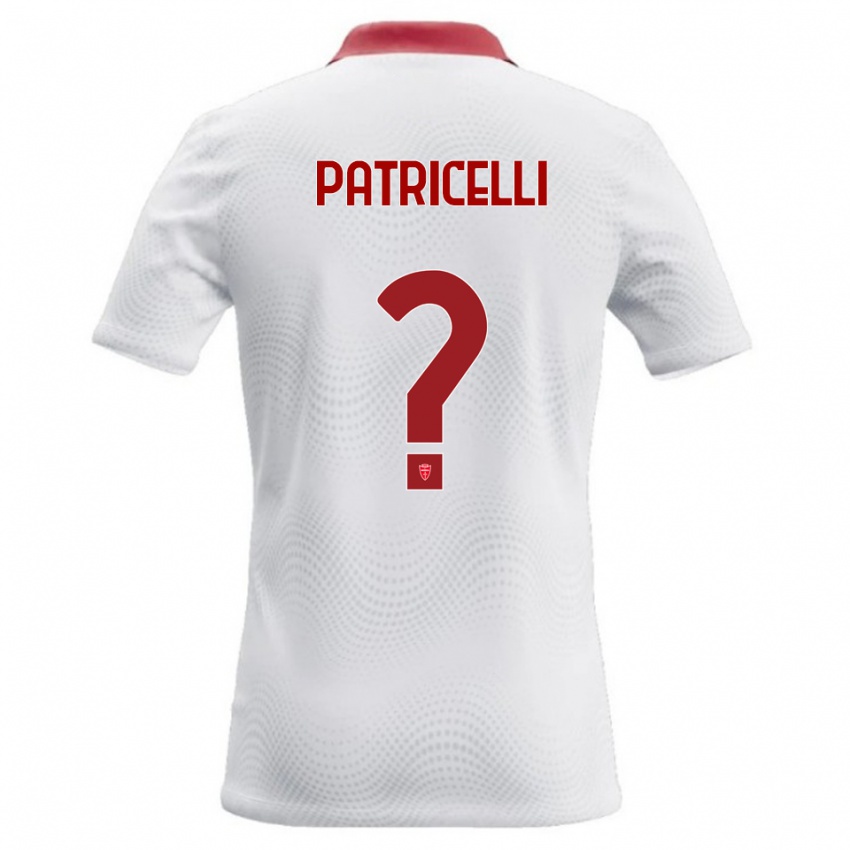 נשים Raffaele Patricelli #0 לבן אדום הרחק ג'רזי 2026/27 חולצה קצרה