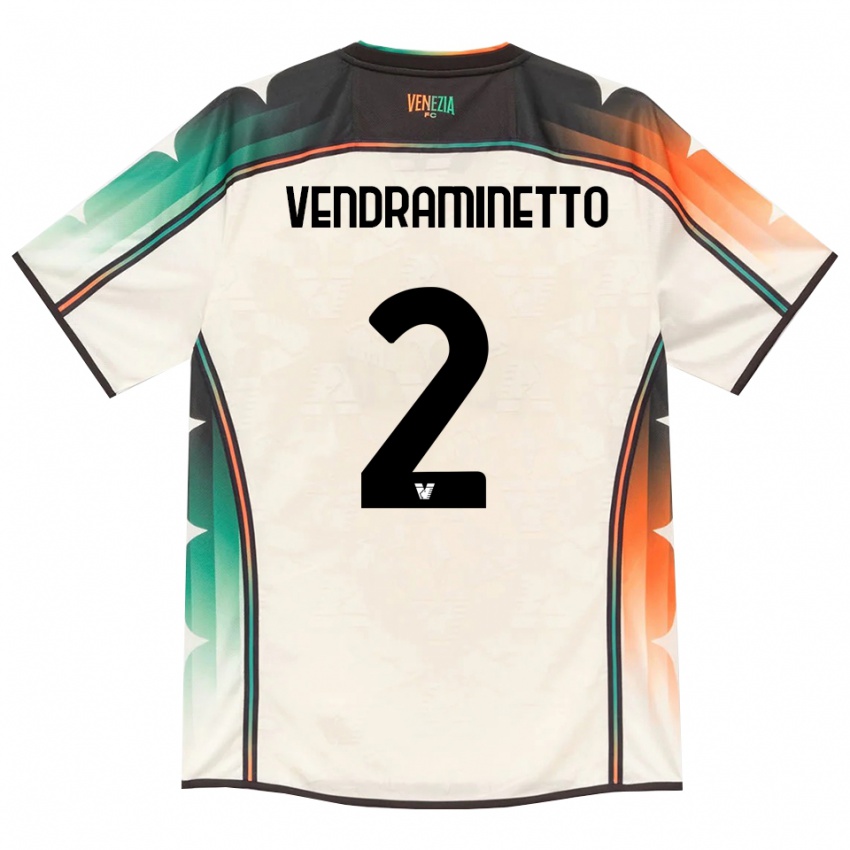 נשים Andrea Vendraminetto #2 תחרה ישנה כתום ירוק הרחק ג'רזי 2026/27 חולצה קצרה