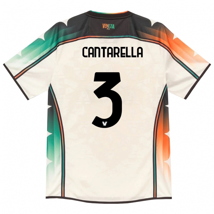 נשים Ilaria Cantarella #3 תחרה ישנה כתום ירוק הרחק ג'רזי 2026/27 חולצה קצרה