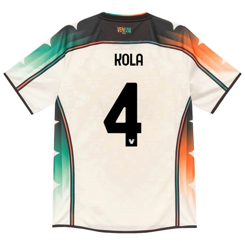נשים Davide Kola #4 תחרה ישנה כתום ירוק הרחק ג'רזי 2026/27 חולצה קצרה