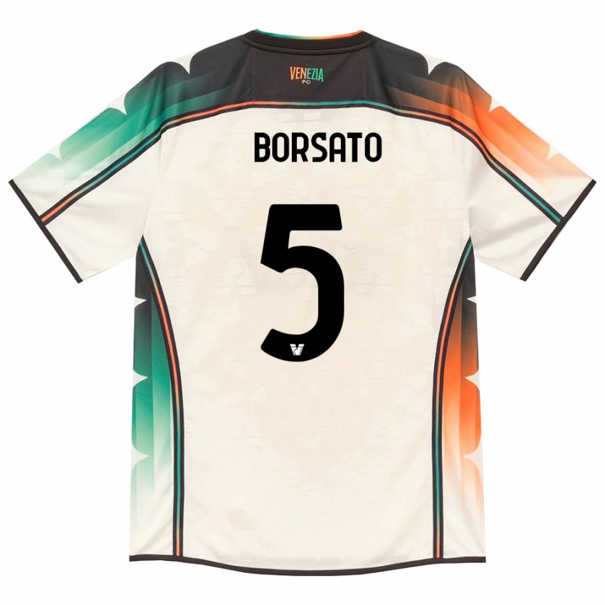נשים Giulia Borsato #5 תחרה ישנה כתום ירוק הרחק ג'רזי 2026/27 חולצה קצרה