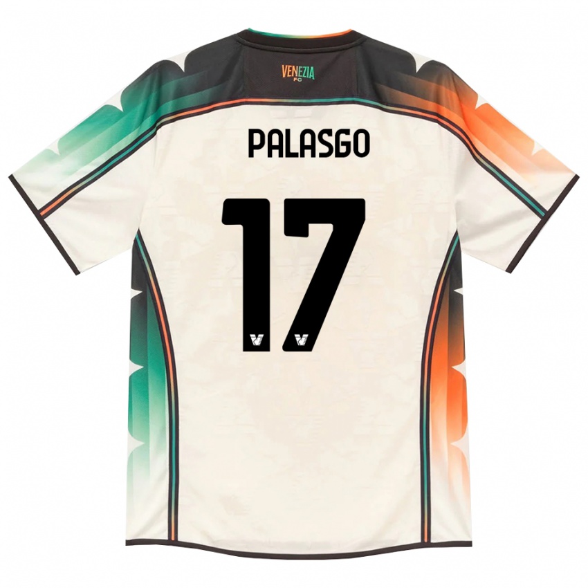 נשים Gianmarco Palasgo #17 תחרה ישנה כתום ירוק הרחק ג'רזי 2026/27 חולצה קצרה