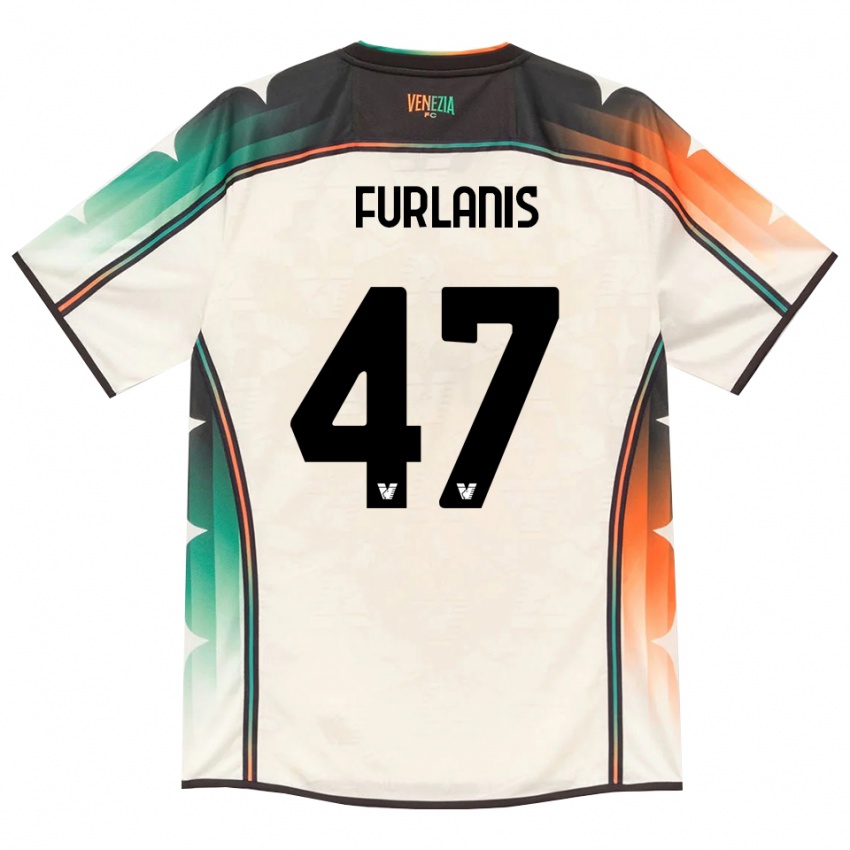 נשים Giorgia Furlanis #47 תחרה ישנה כתום ירוק הרחק ג'רזי 2026/27 חולצה קצרה