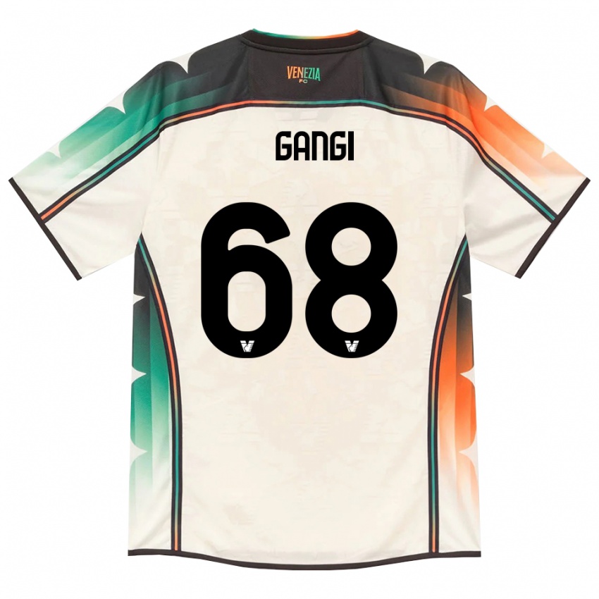 נשים Chiara Gangi #68 תחרה ישנה כתום ירוק הרחק ג'רזי 2026/27 חולצה קצרה