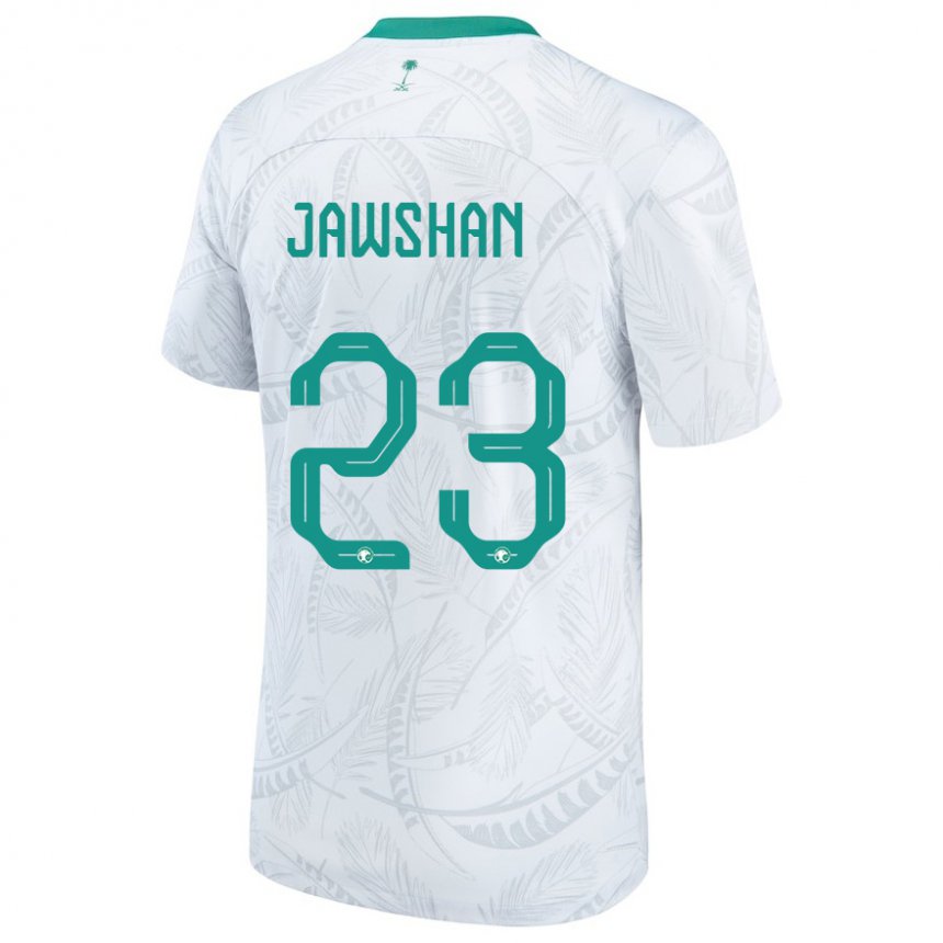 ילדים ערב הסעודית יאזיד ג'אושאן #23 לבן ג'רזי ביתית 22-24 חולצה קצרה