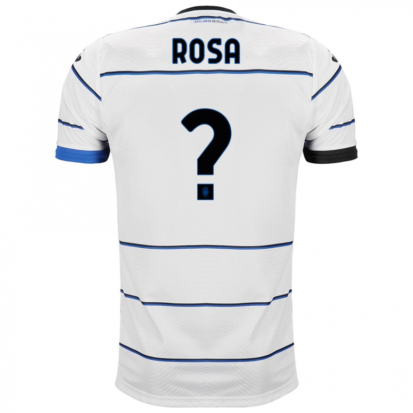 גברים Alessio Rosa #0 לבן הרחק ג'רזי 2023/24 חולצה קצרה