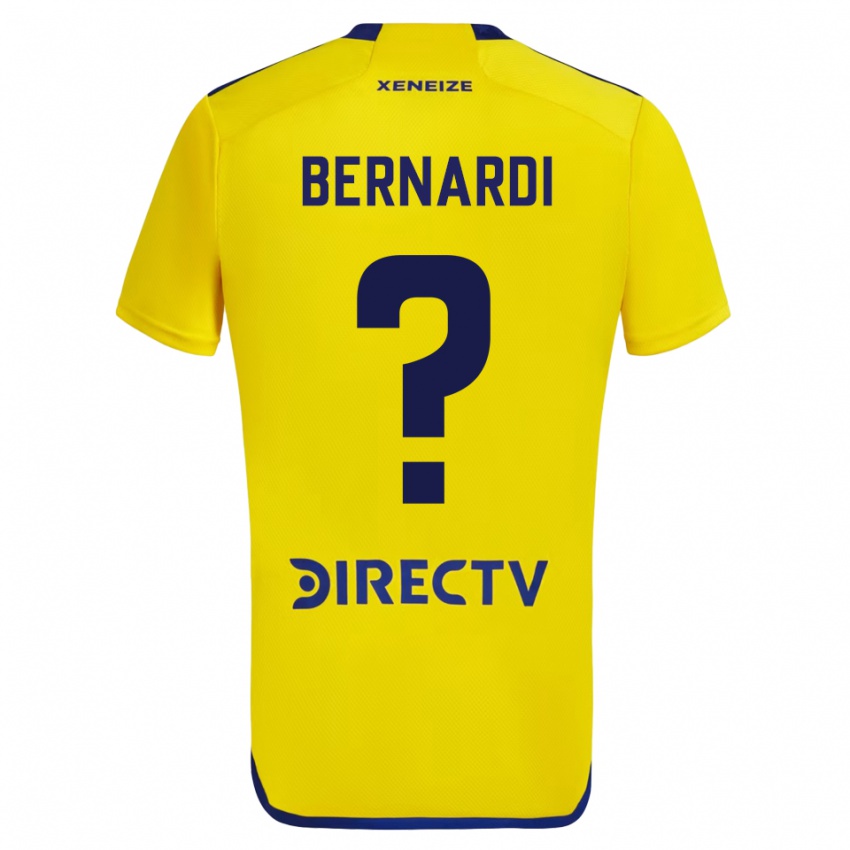 גברים Balthazar Bernardi #0 צהוב הרחק ג'רזי 2023/24 חולצה קצרה