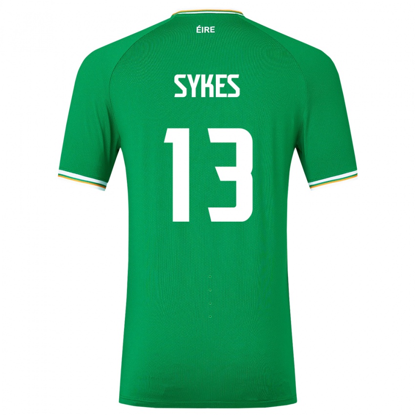 ילדים אירלנד מארק סייקס #13 ירוק ג'רזי ביתית 24-26 חולצה קצרה