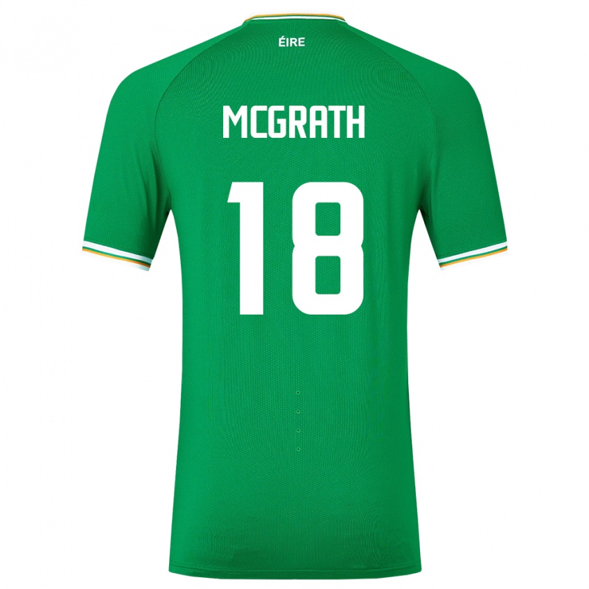 ילדים אירלנד ג'יימי מקגראת' #18 ירוק ג'רזי ביתית 24-26 חולצה קצרה