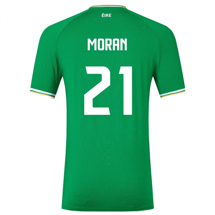 ילדים אירלנד אנדרו מורן #21 ירוק ג'רזי ביתית 24-26 חולצה קצרה