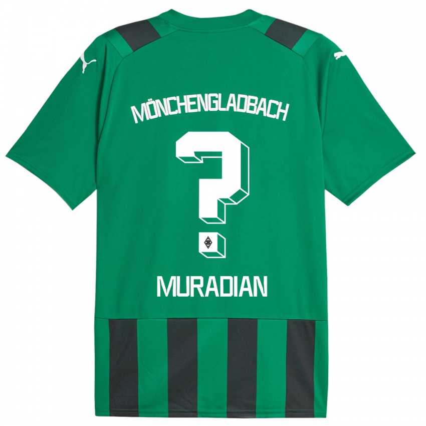 ילדים ארטם מוראדיאן #0 ירוק שחור הרחק ג'רזי 2023/24 חולצה קצרה