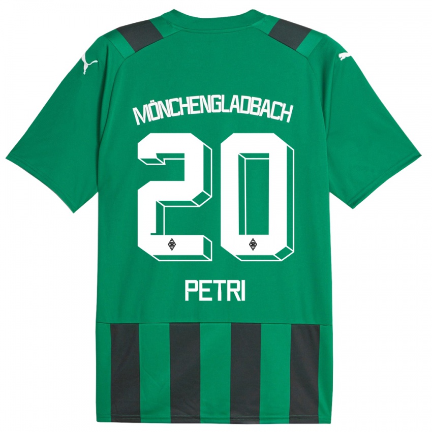 ילדים פאולה פטרי #20 ירוק שחור הרחק ג'רזי 2023/24 חולצה קצרה