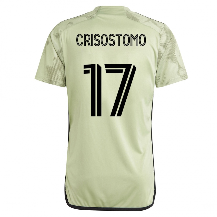 ילדים דני קריסטומו #17 ירוק הרחק ג'רזי 2023/24 חולצה קצרה
