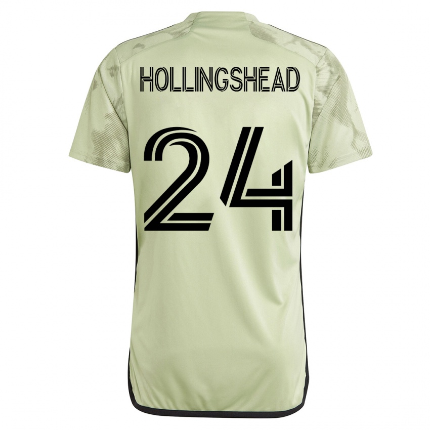 ילדים ראיין הולינגסהד #24 ירוק הרחק ג'רזי 2023/24 חולצה קצרה