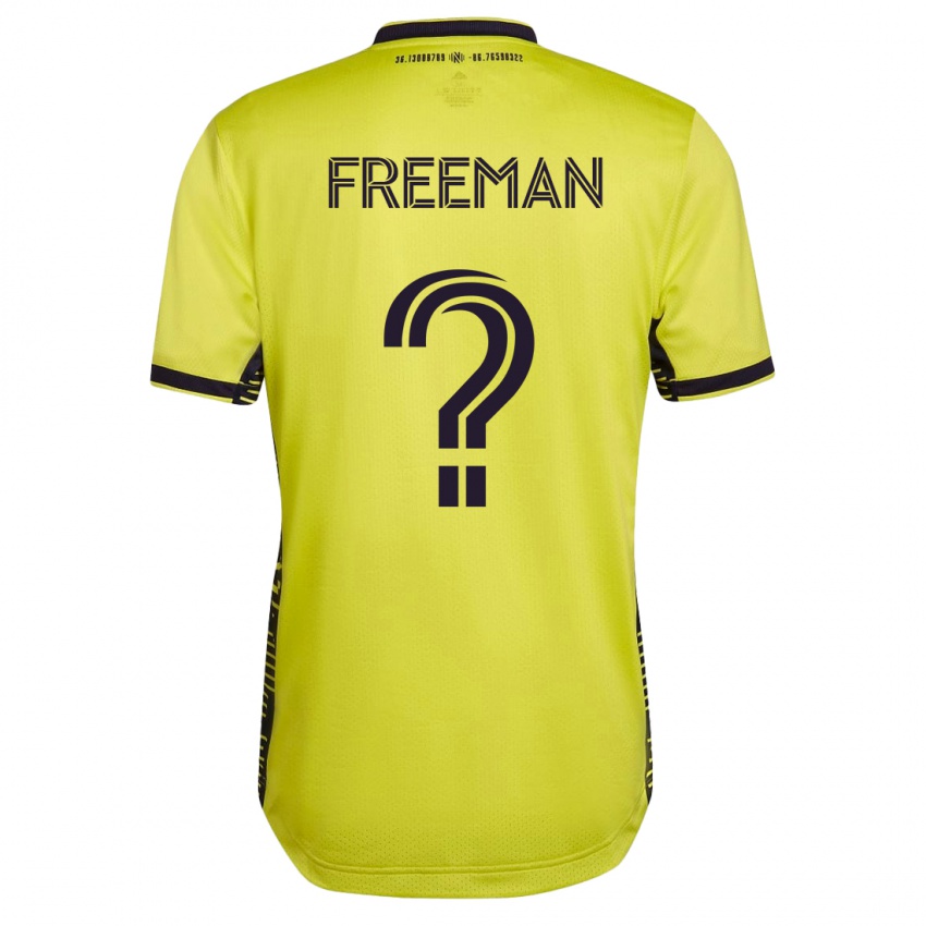 גברים טיילר פרימן #0 צהוב ג'רזי ביתית 2023/24 חולצה קצרה